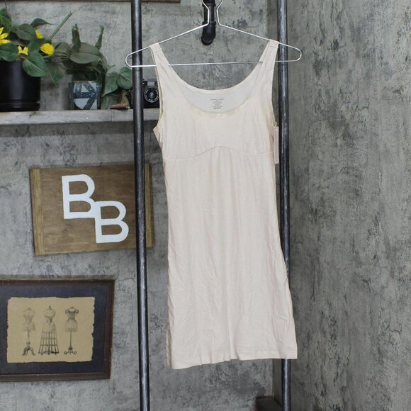 Nearly Nude Womens Shaping Slip Tank 633573 Nude Brown S/M - Picture 1 of 5
